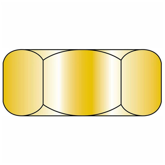 Finished Hex Nut - 1/2-20 - Low Carbon Steel - UNF - Pkg of 100 - Brighton-Best