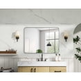 thumbnail image 6 of Elegant Decor Contour Metal Rectangle Mirror 30x40 in Silver, 6 of 9