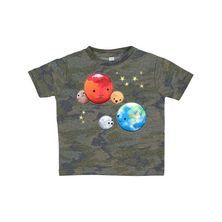 

Inktastic Planetary Playdate Cute Earth Mars and Moons Gift Toddler Boy or Toddler Girl T-Shirt