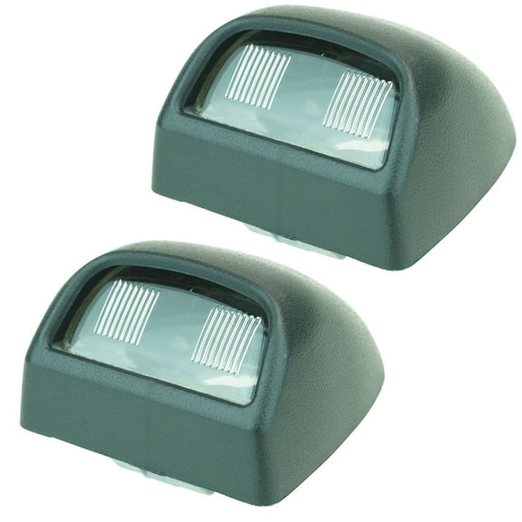 TRQ Rear License Plate Light Lens Pair Set for Silverado Sierra Pickup Escalade LHA09590