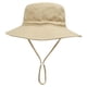 thumbnail image 2 of Sombrero para el sol para bebé con protección solar UPF 50+, sombrero de cubo para niños pequeños, sombreros de playa de verano para niños, sombrero de ala ancha para jugar al aire libre para niños y, 2 of 8