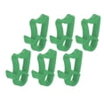thumbnail image 4 of 100 clips de luz navideña de plástico resistente, fácil instalación, ganchos para colgar canalones ampliamente utilizados para decoración de luces navideñas, color verde hierba, 4 of 5