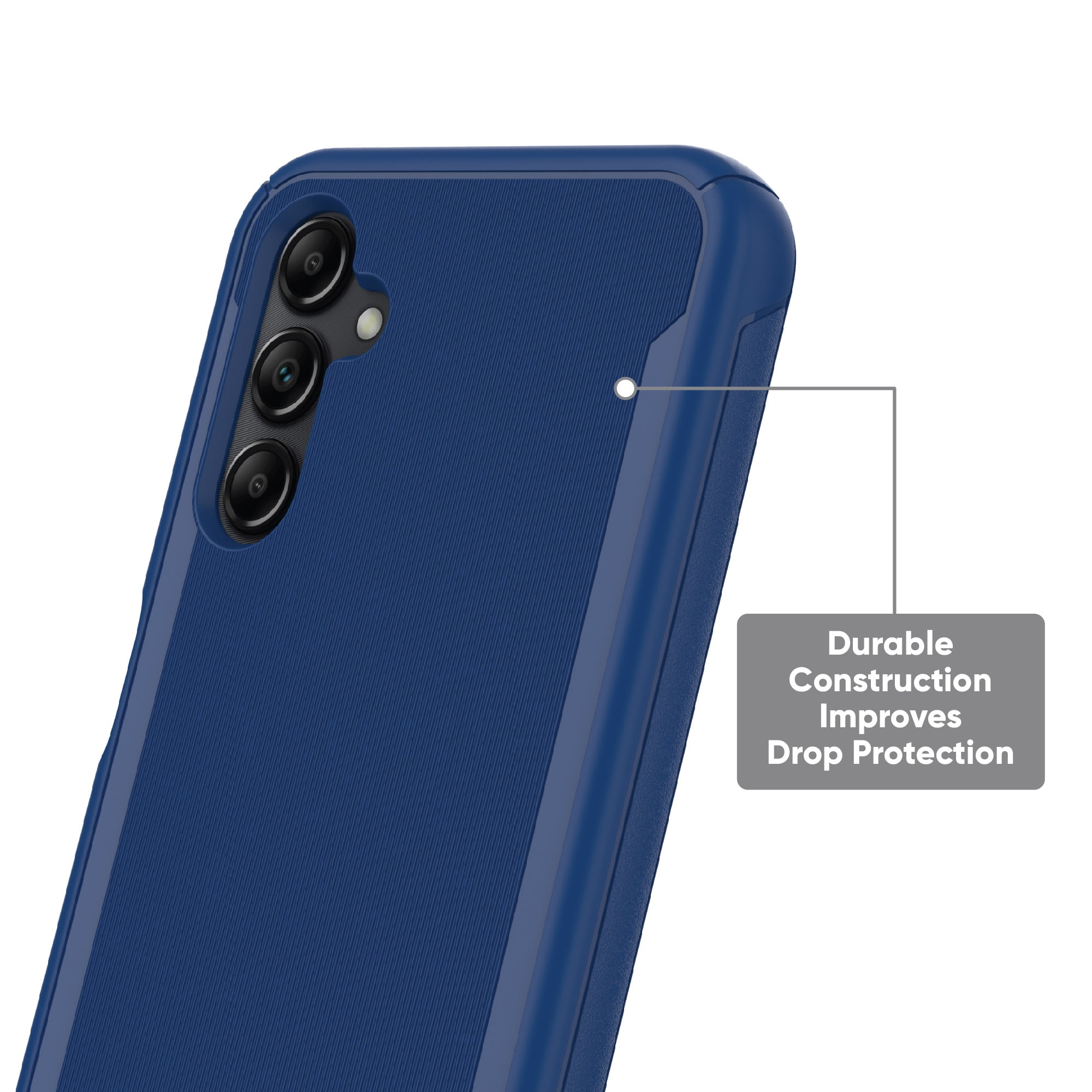 onn. Protective Gel Phone Case for Samsung Galaxy A14 5G - Blue