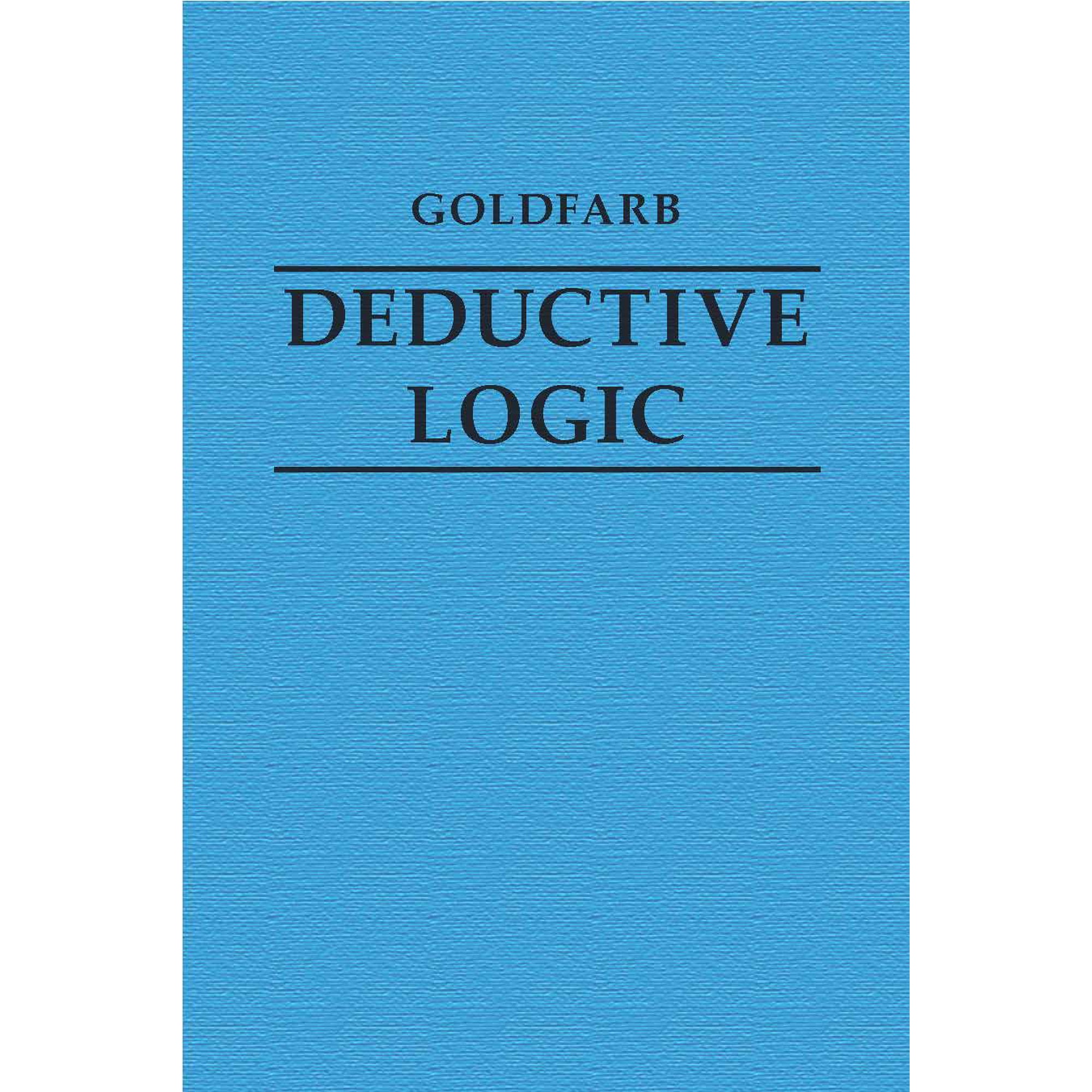 Deductive Logic (Hardcover)