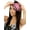 Pink1, variant on JINCBY Clearance, Pretty Girls Clip On Clip In Front Hair Fringe Hair Extension Piece Thin Gift for Women