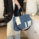 thumbnail image 4 of Nuevos bolsos de hombro y cruzados de retazos de mezclilla de gran capacidad 2024, bolsos de mano casuales a juego con colores de moda para mujeres, 4 of 5