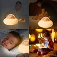 thumbnail image 5 of Enfants Veilleuse, SAYDY USB Rechargeable Mignon Silicone Chien Vaisseau Spatial Lampe de Chevet, 5 of 5