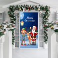 thumbnail image 4 of Huanglei Christmas Door Decoration Door Cover Hanging Cloth Holiday Party Layout Scene Background Cloth, 4 of 4