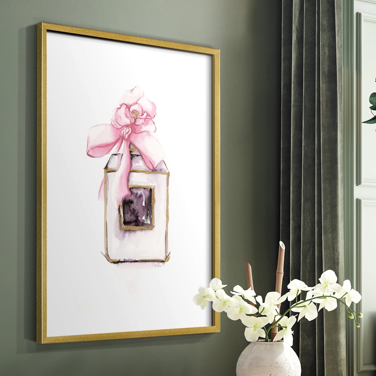 Eau De Toilette in Paper Solid Wood 16 x 20 Framed Print