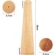 thumbnail image 2 of 14.02 x 5 x 2.99 inchesRound Wood MandrelElite Jewelry Tool - Herramienta redonda para envolver alambre de mandril de brazalete de tamaño de pulsera de madera redonda, 2 of 4