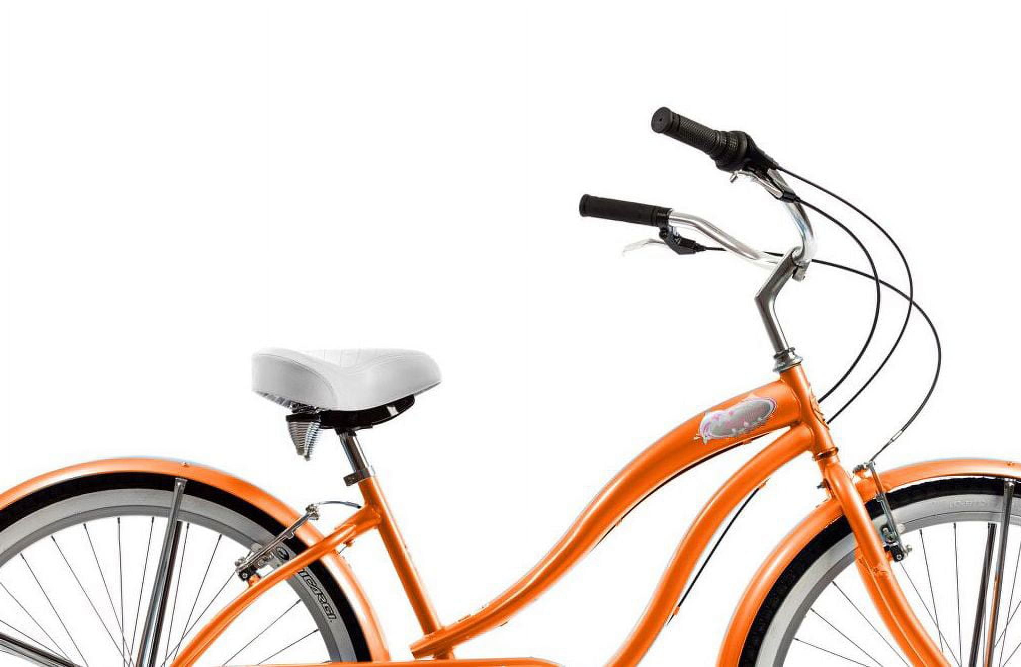 Orange cruiser bike sale