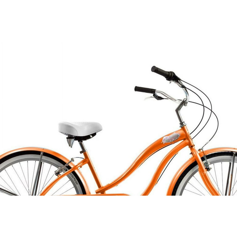 Orange women's cruiser bike new arrivals