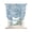 Blue, variant on Teal Coral Coastal Tie Up Curtains for Kitchen Windows,Adjustable Rod Pocket Valance 63 Inch Long, Ocean Nautical Seaside Beach Window Treatment Balloon Roman Blind Shade, 52" x 63"