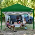 thumbnail image 3 of ABCCANOPY 10' x 10' Forest Green Outdoor Pop up Canopy Tent Camping Sun Shelter-Series, 3 of 8