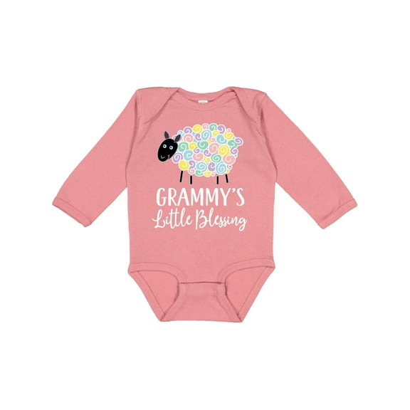 Inktastic Grammy Grandchild Gift Lamb Boys or Girls Long Sleeve Baby Bodysuit