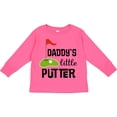 thumbnail image 3 of Inktastic Daddy Little Putter Mini Golf Boys or Girls Long Sleeve Toddler T-Shirt, 3 of 5