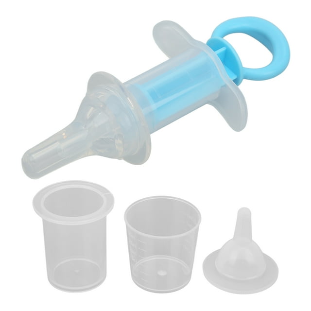 Distributeur de Nourriture, Compte-Gouttes Huit Tiroirs Grande Capacité Multifonction pour Chien et Chat Bleu, Rose