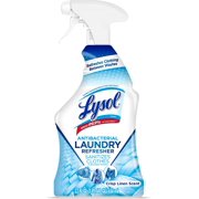 Lysol Antibacterial Laundry Refresher Spray, Fabric Sanitizing and Freshening Spray, For Sanitizing and Deodorizing Clothes, Crisp Linen, 1 Count, 22 oz.