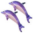 thumbnail image 4 of KAKOWELY 2 piezas de juguetes flotantes de tiburón, flotador inflable de piscina de tiburón, decoraciones flotantes de tiburón inflables, 4 of 5