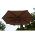 thumbnail image 5 of Covered Living Double Vented 9ft Market Umbrella Canopy 8 Ribs Taupe (Canopy Only), 5 of 6