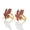 Red Maple Leaf, variant on Decozen Autumn Napkin Rings Napkin Holder for Table in Maple Leaf Design, Gift Set of 4