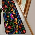 thumbnail image 5 of Floral Mexican Birds Kitchen Rug,Kitchen Runner Rug Non Slip Washable Standing Desk Mat Laundry Room Runner Rug Area Rugs for Floor Bathroom,Hallway,Office,Sink,Mudroom 20''x47'', 5 of 7