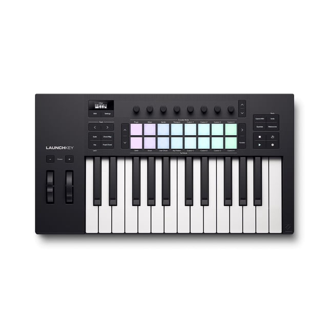 Teclado Controlador MIDI NOVATION Launchkey 25 MK4 negro 53.5x36x13.5