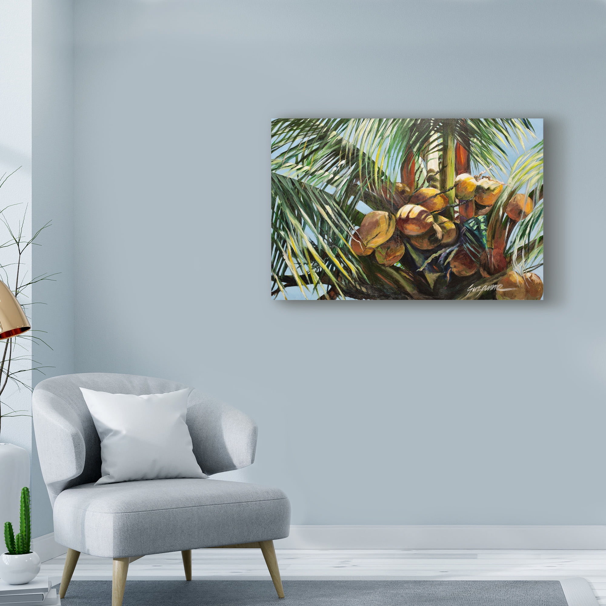 Trademark Fine Art 'Los Cocos' Canvas Art by Suzanne Wilkins