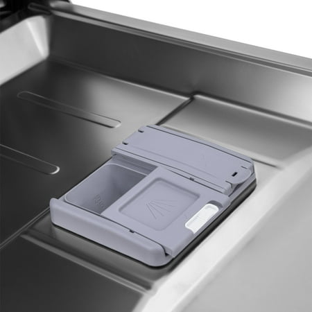 ZLINE - 18" Compact Top Control Built-In Dishwasher with Stainless Steel Tub, 40 dBa - Stainless steel