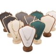 thumbnail image 6 of Osdhezcn Shop Display Necklace Bust Lint Fabric Sturdy Base Accessory for Merchandising, 6 of 12