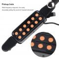12 Sound Hole Magnetic Pickup Transducer with Volume Tone Tuner Kit for Acoustic Guitar