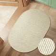 thumbnail image 4 of Tapis d'Entrée en Imitation Sisal Elliptique pour Usage Intérieur Extérieur Durable Absorbant Décoratif, 4 of 4