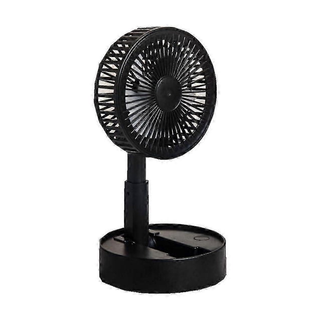 Ventilador eléctrico USB recargable para oficina, hogar, almacenamiento, portátil, plegable y telescópico