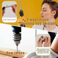 thumbnail image 4 of 6Pcs Drill Bit Extension Magnetic Swiveling Bit Tip Holder Bar Set 1/4inch Magnetic Rotary Drill Holder,for Tight Spaces, 4 of 5
