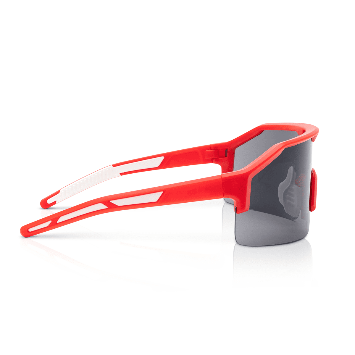Jackson Safety Safety Glasses - MAXVIEW+ Series - Smoke Lens - Red Frame - STA-CLEAR Anti-Fog
