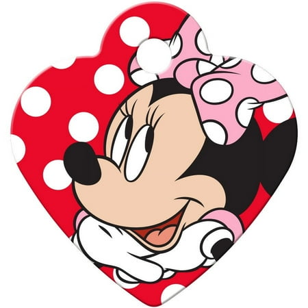 UPC: 0736511006964 | Minnie Mouse Dots Small Heart Disney Pet ID Tag