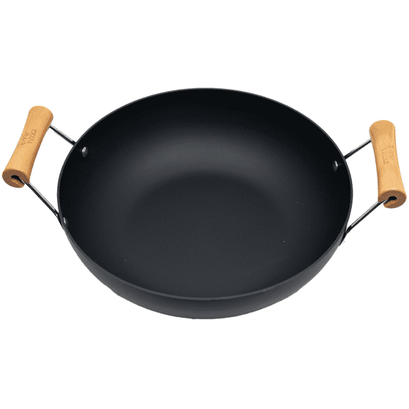 Verka Andoised Iron Wok, 30cm, Without Lid