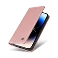 thumbnail image 3 of Funda para iPhone 15 Pro Estuche de Cuero PU Tipo Cartera con Ranuras para Tarjetas y Cierre Magnético, 3 of 5