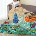 thumbnail image 6 of Sikiie Colorful Plants And Insects Ultra-Soft Micro flannel Blanket Luxury All Seasons Warm Blanket for Bedding Sofa and Travel (4 sizes)-60"x50", 6 of 7