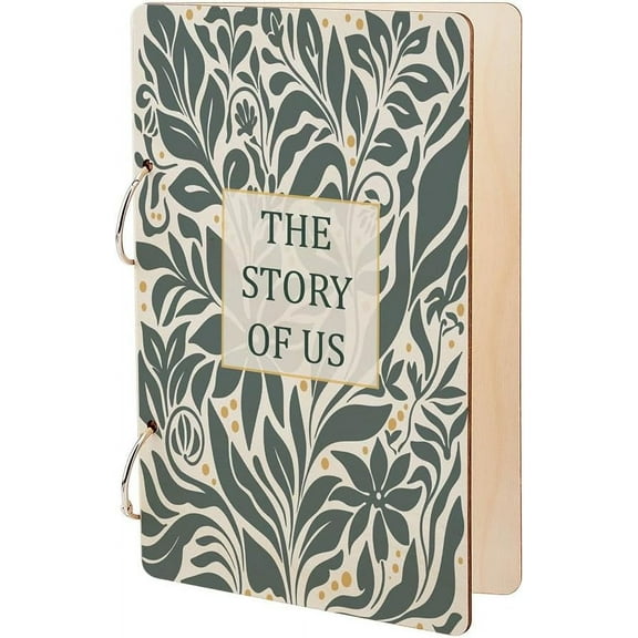 The Story of Greeting Card Holder Organizer Wooden Card Keeper Binder Planning Book Leaves Birthday Cards Keeper Photo Album Cover Graduation Wedding Planner Journal Keepsake Gift