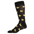 thumbnail image 4 of MeMoi Men's "Rubber Duck" Rayon from Bamboo Blend Novelty Crew Sock - Mens - Male, 10-13, Royal Blue, 4 of 6
