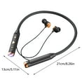 thumbnail image 3 of LACKUST Neck Hanging Bluetooth Headset with Flashlight,Clearance Noise Cancelling Bluetooth Headphones for Kids,Ultra Long Bass,Noise Reduction for Gaming and Sports,Black, 3 of 7
