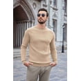 thumbnail image 5 of COOFANDY Men Dress Sweater Slim Fit Business Casual Pullover Sweater Long Sleeve Crew Neck Sweater Black, 5 of 5