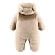thumbnail image 4 of Bebé Oso De Dibujos Animados Canastilla Onesies Niñas Niños Ropa De Abrigo De Invierno Orejas De Animales Mamelucos En General Mono Con Capucha Odeerbi LM103-3236, 4 of 4