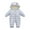 Grey, variant on EnJoCho Light Jackets for Toddler Girls 3t 4t Baby Girls Boys Warm Hooded Snowsuit Jumpsuit Down Coat Romper Padded Outwear Jacket Snow Wear Little&Big Kids Trendy Winter Fall Jackets&Coat Clearance