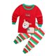thumbnail image 1 of Pijamas navideños para bebés, conjunto de pijamas navideños de Papá Noel para niñas y niños, pijamas de algodón para niños pequeños, ropa de dormir de Año Nuevo, conjunto informal para niños, 1 of 4