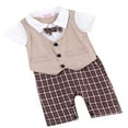 thumbnail image 2 of Baby Boy Girl Tops Romper Jumpsuit Pants Outfits Clothes Set, 2 of 5