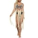 thumbnail image 1 of VISgogo - Bikini para mujer, sin mangas, para playa, con borlas caladas, vestido de verano VISgogo  moda, 1 of 6