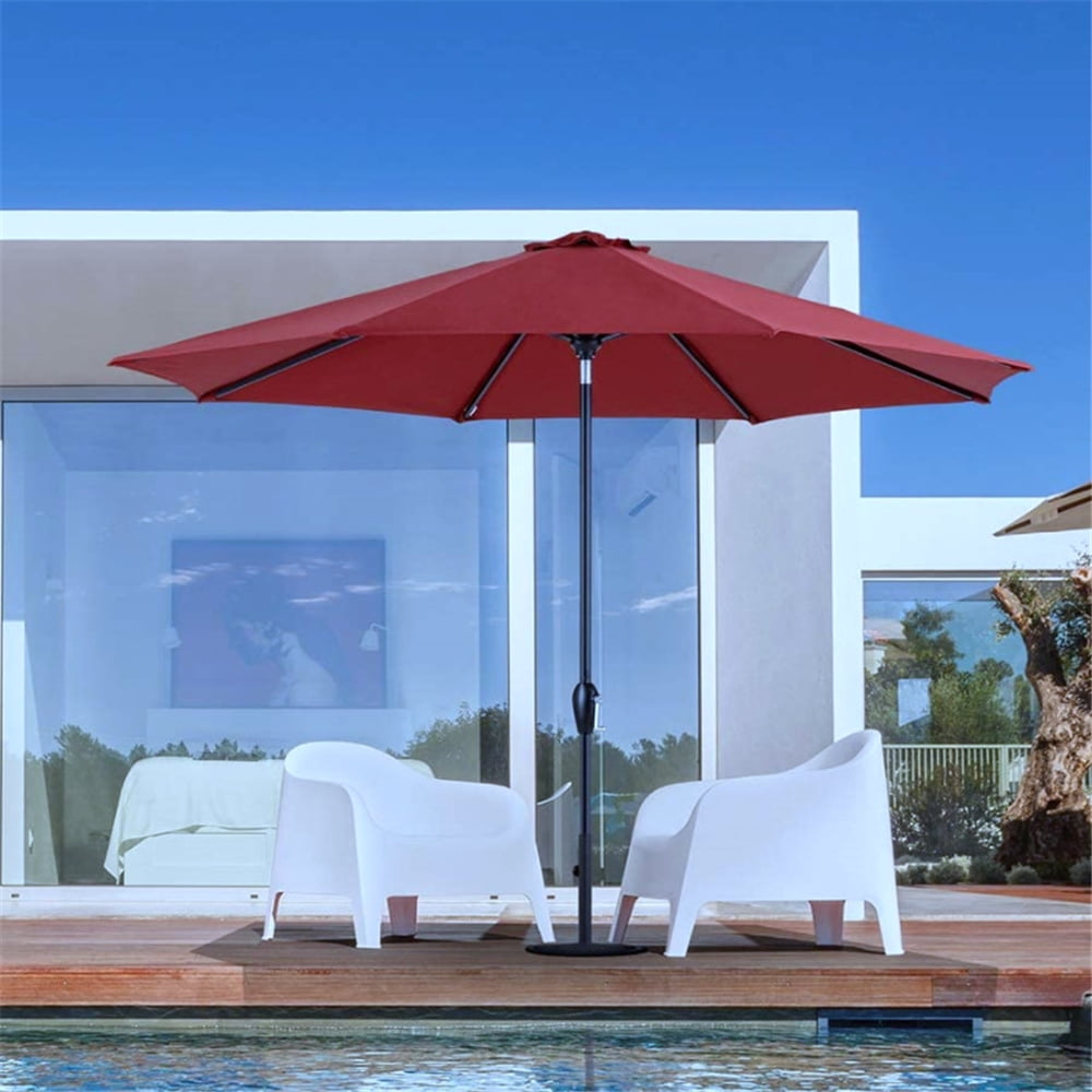 Patio Umbrella, SEGMART Outdoor Umbrella with Lights, WeatherResistant
