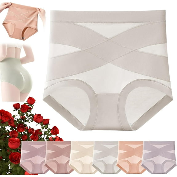 Mayaloom Leakproof Panties with Tummy Control, Premium Comfort Leakproof Shaping Undies